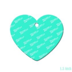 Alternative view of Heart Acrylic Blank- Sticker- UV DTF (1.5 inch)