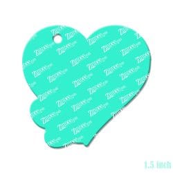 Alternative view of Heart Paw Acrylic Blank- Sticker- UV DTF (1.5 inch)