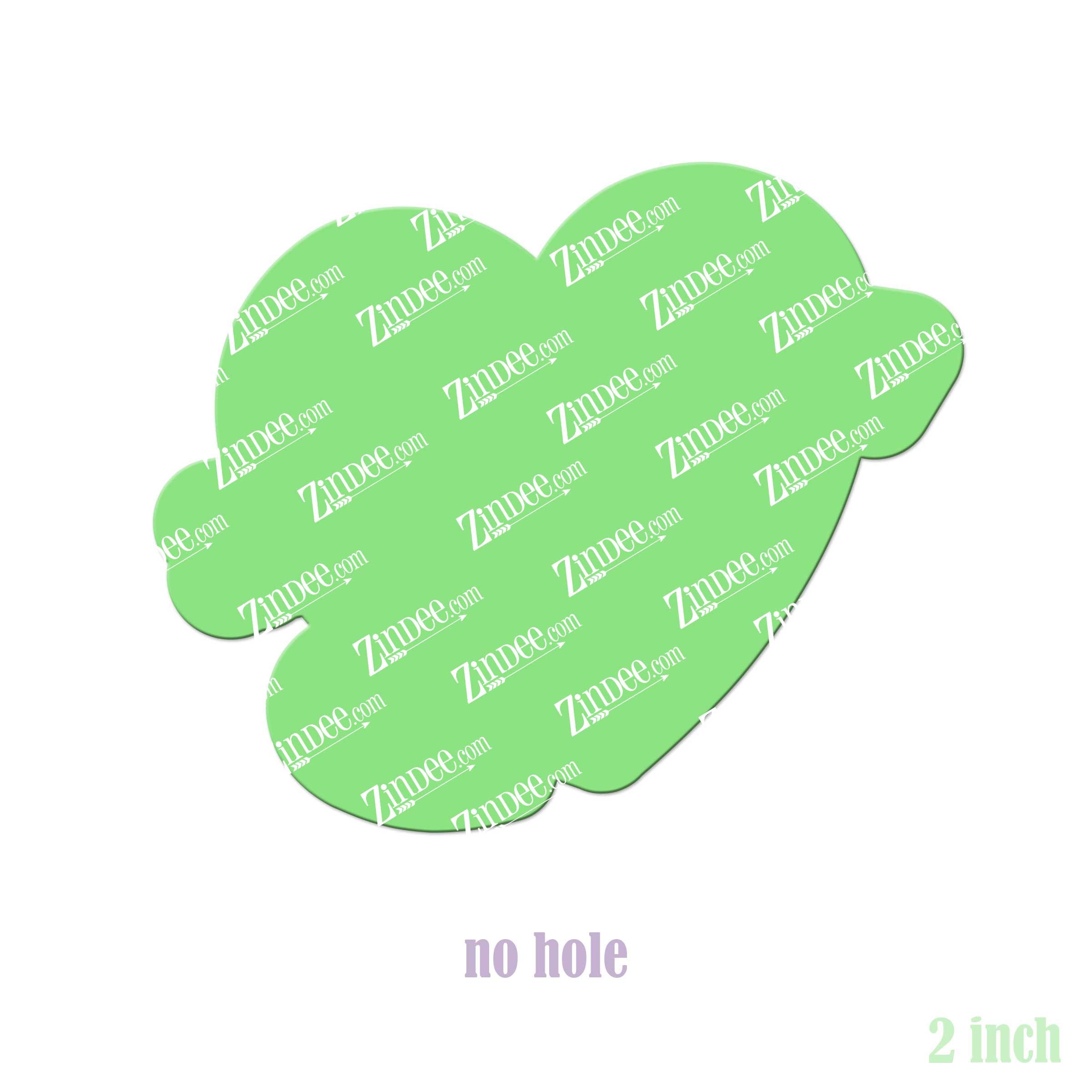 Alternative view of Heart with Arrow Acrylic Blank- Sticker- UV DTF (2 inch) NO HOLE