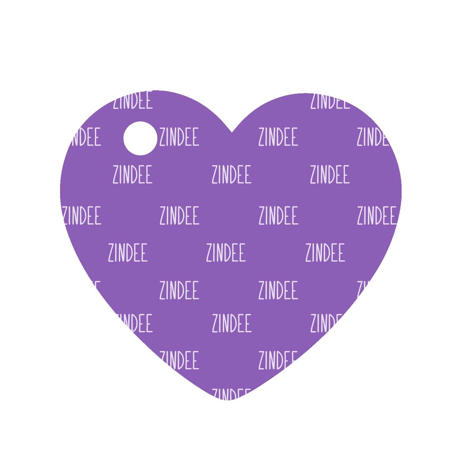 Heart Charm acrylic blank (1 inch) 10 pack - Image 2