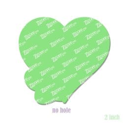 Alternative view of Heart Paw – Acrylic Badge Reel Blank (2") No Hole | Optional Sticker or UV DTF
