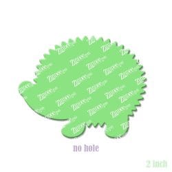 Alternative view of Hedgehog – Acrylic Badge Reel Blank (2") No Hole | Optional Sticker or UV DTF