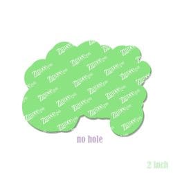 Alternative view of Hello Spring – Acrylic Badge Reel Blank (2") No Hole | Optional Sticker or UV DTF