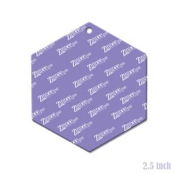Alternative view of Hexagon Acrylic Blank- Sticker- UV DTF (2.5 inch)