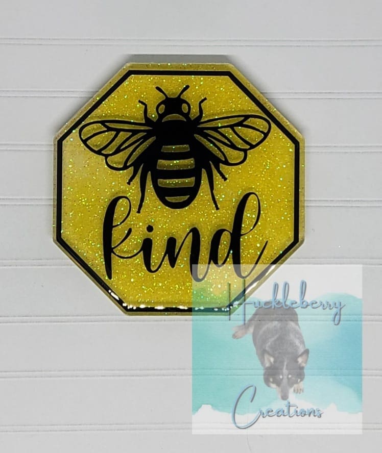 Hexagon Acrylic Blank- Sticker- UV DTF (2 inch) NO HOLE - Image 4