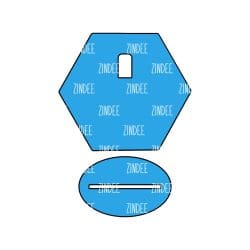 Hexagon Badge Reel Display - Image 2