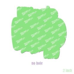 Hey Boo Hey – Acrylic Badge Reel Blank (2") No Hole | Optional Sticker or UV DTF - Image 2