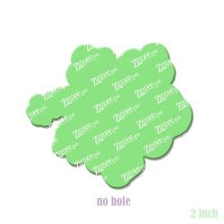 Alternative view of Hibiscus Flower – Acrylic Badge Reel Blank (2") No Hole | Optional Sticker or UV DTF