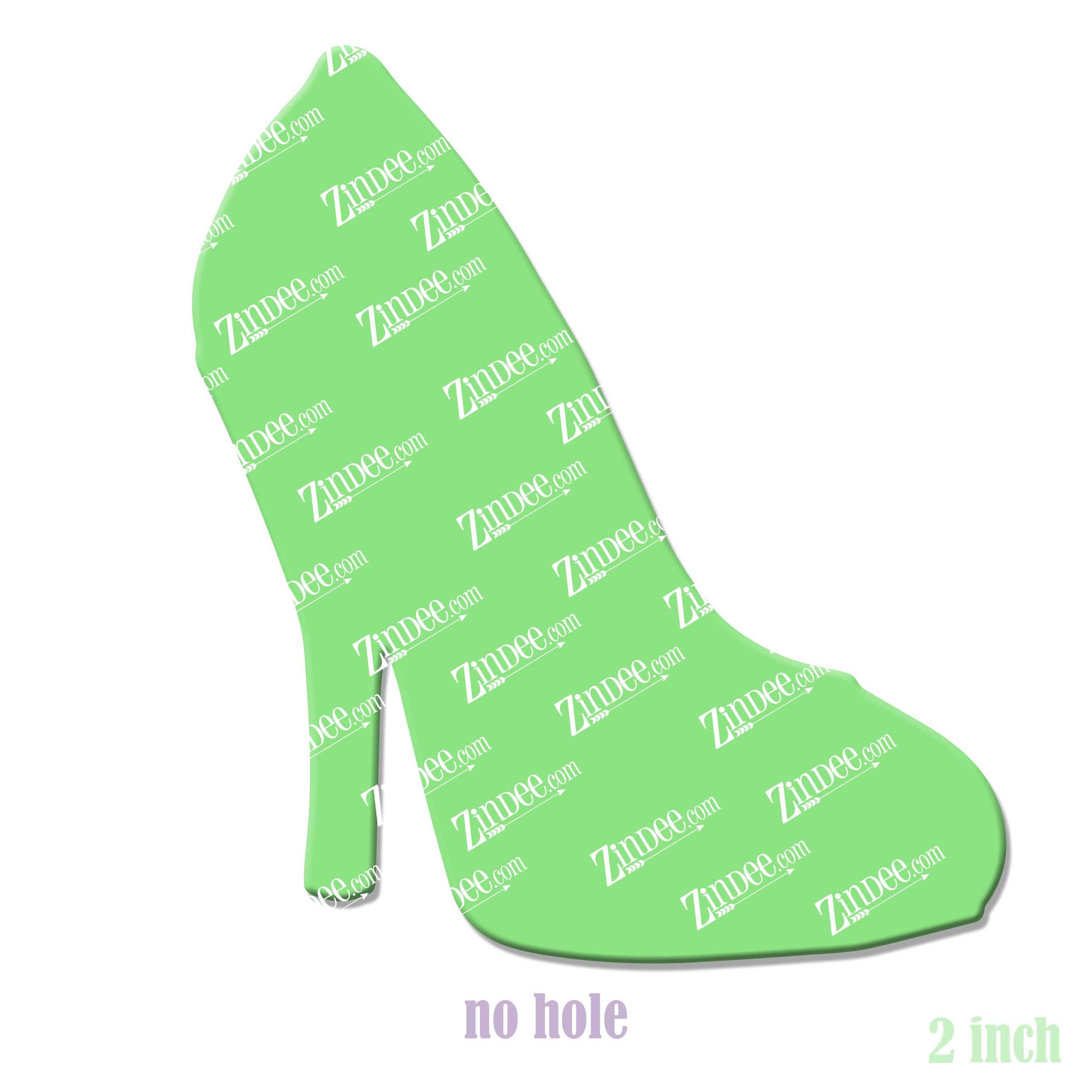 Alternative view of High Heel Acrylic Blank- Sticker- UV DTF (2 inch) NO HOLE
