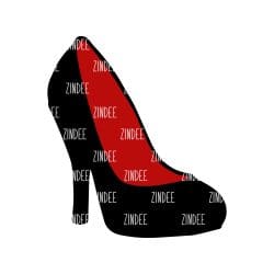 High Heel – Acrylic Badge Reel Blank (2") No Hole | Optional Sticker or UV DTF