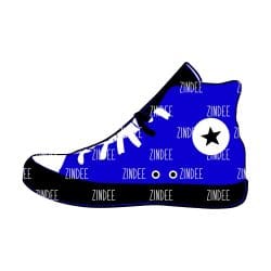 High Top Shoe – Acrylic Keychain Blank (3") | Optional Sticker or UV DTF