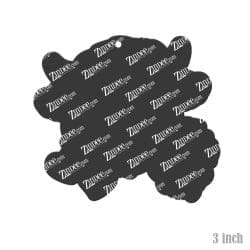 Alternative view of Rose Highland Cow Acrylic Blank- Sticker- UV DTF (3 inch)