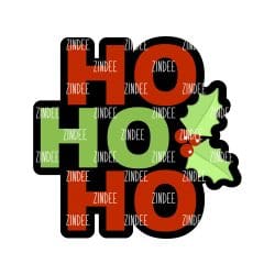 Hoho – Acrylic Badge Reel Blank (2") No Hole | Optional Sticker or UV DTF