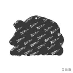 Alternative view of Holiday Armadillo Acrylic Blank- Sticker- UV DTF (3 inch)