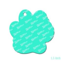 Alternative view of Holiday Paw Print Acrylic Blank- Sticker- UV DTF (1.5 inch)
