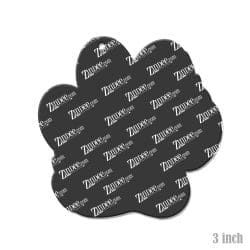 Alternative view of Holiday Paw Print Acrylic Blank- Sticker- UV DTF (3 inch)