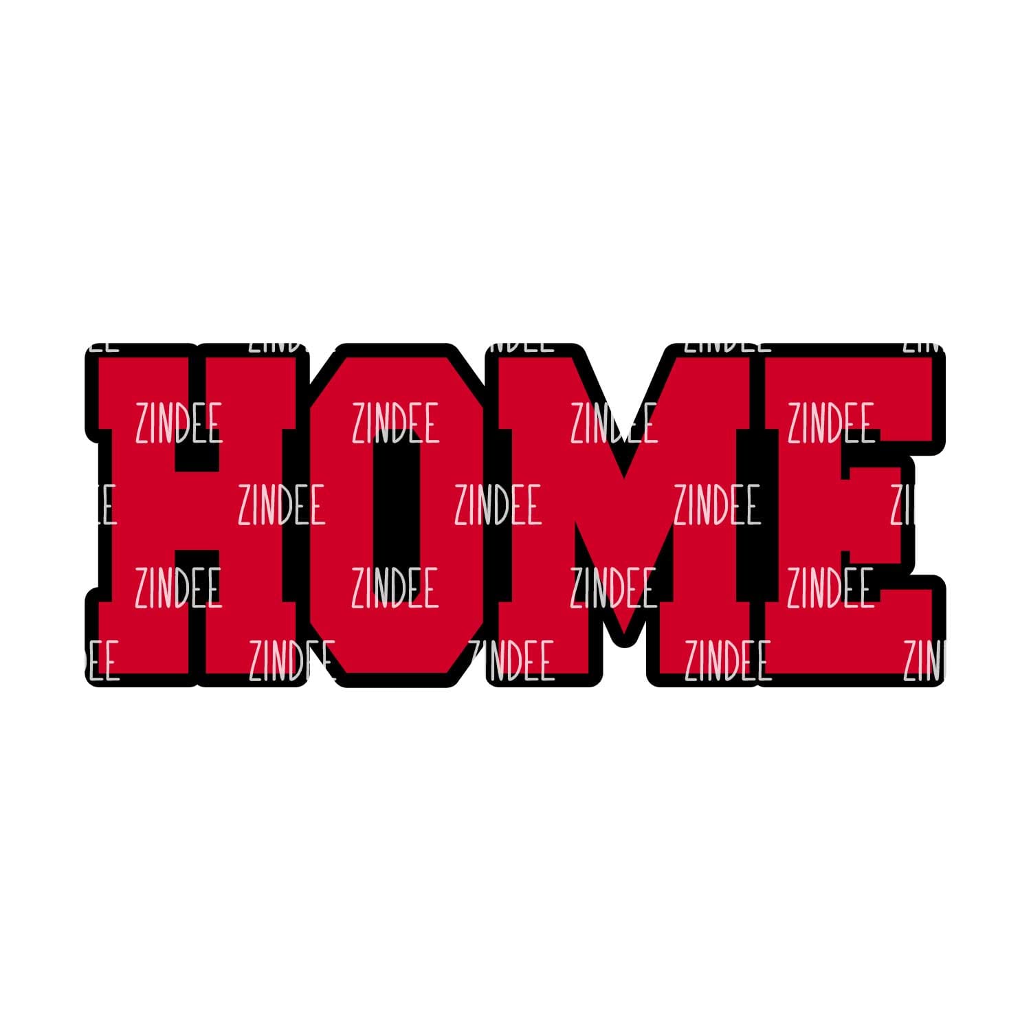 Alternative view of Home (word) acrylic blank (3 inch)