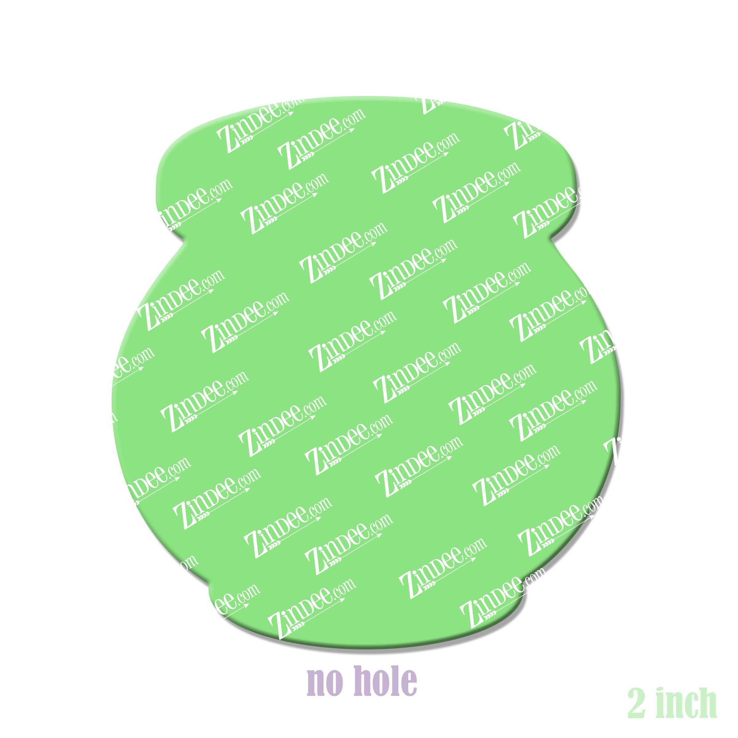 Alternative view of Honey Pot Acrylic Blank- Sticker- UV DTF (2 inch) NO HOLE