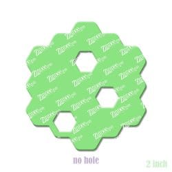 Honeycomb – Acrylic Badge Reel Blank (2") No Hole | Optional Sticker or UV DTF - Image 2