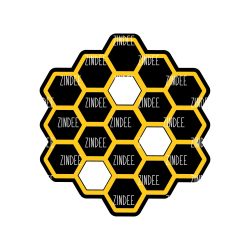 Honeycomb Acrylic Blank- Sticker- UV DTF (2.5 inch)