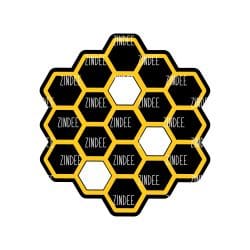 Honeycomb Acrylic Blank- Sticker- UV DTF (1.5 inch)