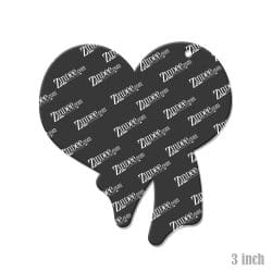 Alternative view of Hope Heart – Acrylic Keychain Blank (3") | Optional Sticker or UV DTF