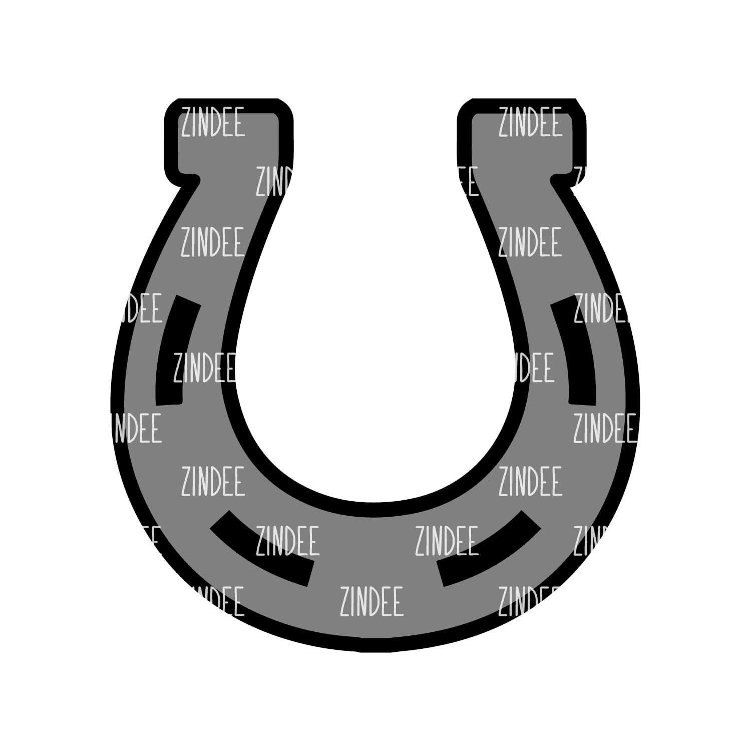 Horseshoe Acrylic Blank- Sticker- UV DTF (1.5 inch)