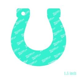 Alternative view of Horseshoe Acrylic Blank- Sticker- UV DTF (1.5 inch)