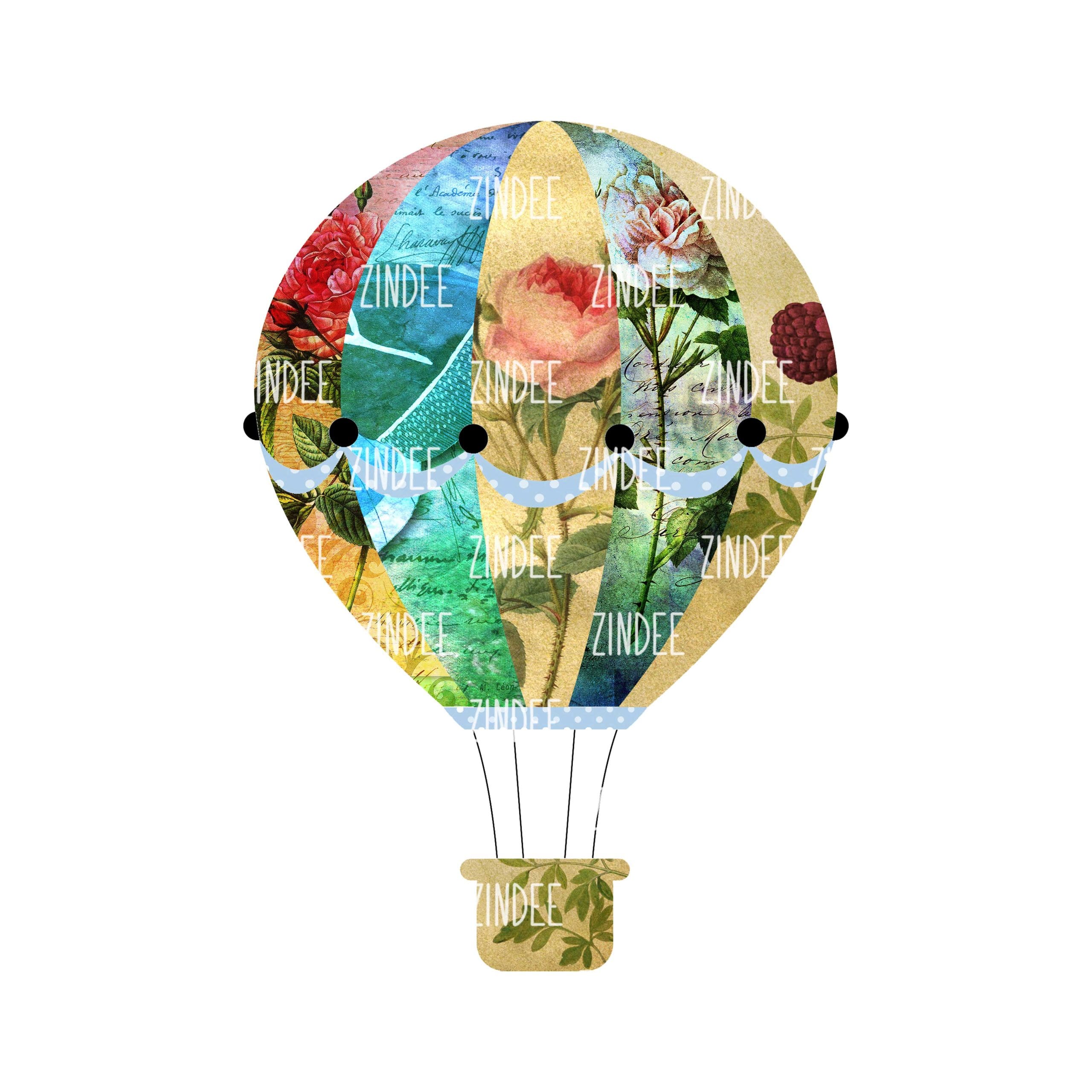 Hot Air Balloon 1 (Sublimation Transfer)