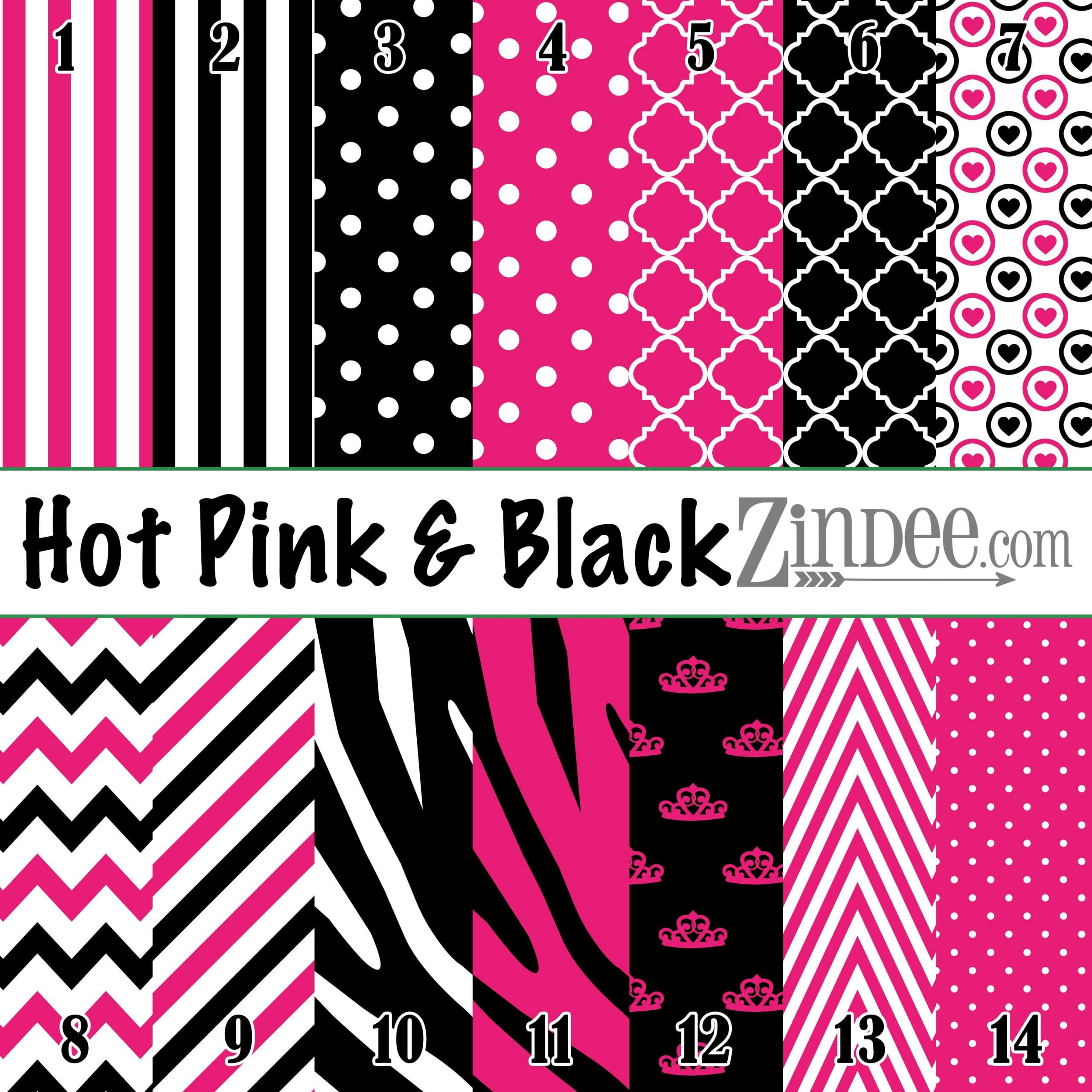 Hot Pink Watercolor Hearts Printed HTV, Pattern Vinyl, Iron on