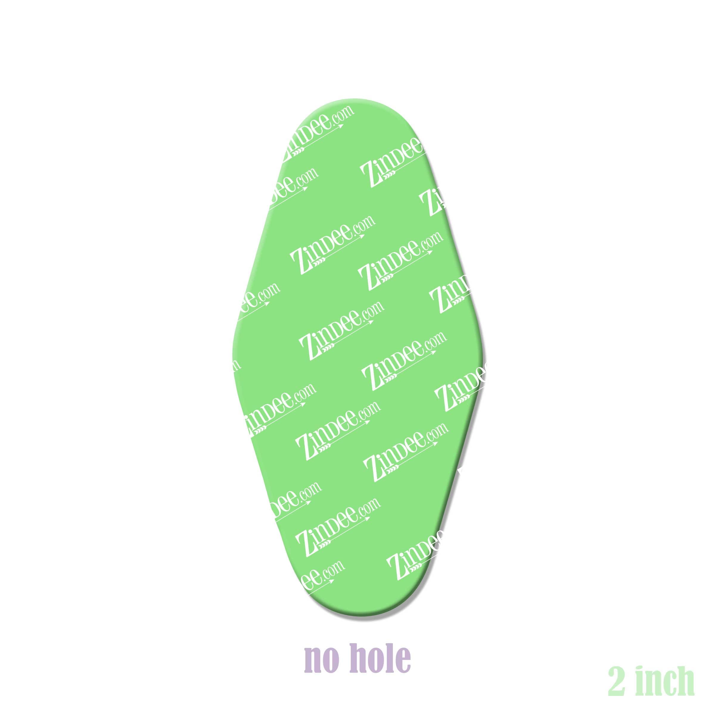 Alternative view of Hotel Key Fob Acrylic Blank- Sticker- UV DTF (2 inch) NO HOLE