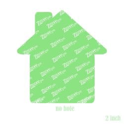 Alternative view of House – Acrylic Badge Reel Blank (2") No Hole | Optional Sticker or UV DTF