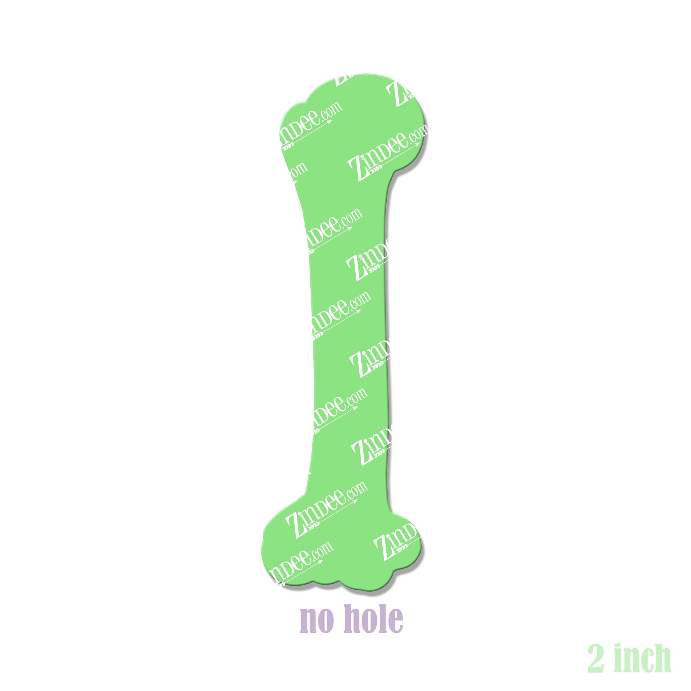 Humerus Bone acrylic blank (2 inch) NO HOLE