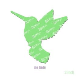 Alternative view of Hummingbird – Acrylic Badge Reel Blank (2") No Hole | Optional Sticker or UV DTF