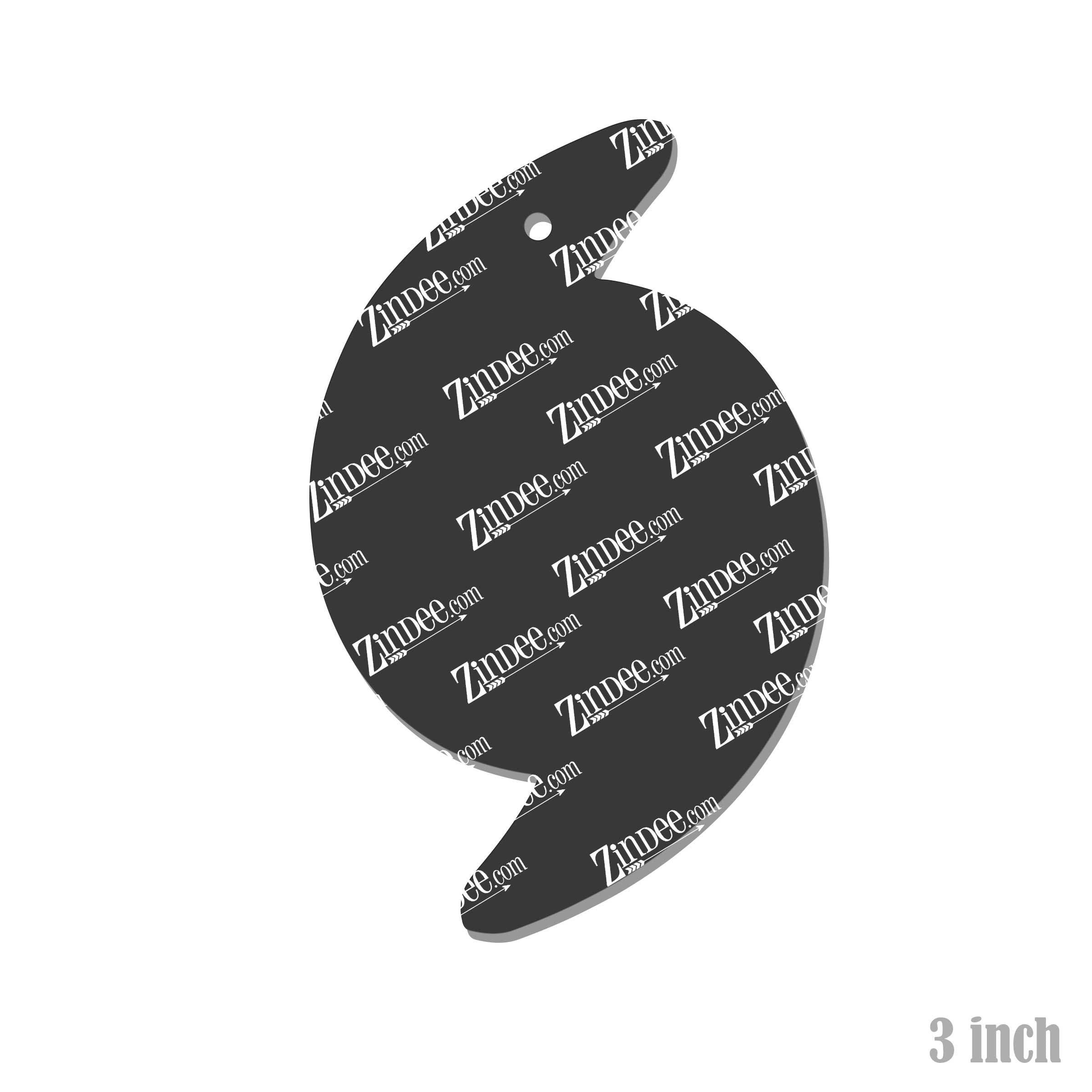 Hurricane acrylic blank (3 inch)