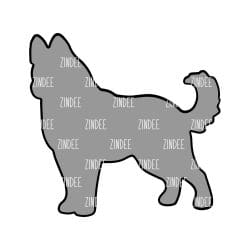 Alternative view of Husky acrylic blank (3 inch)