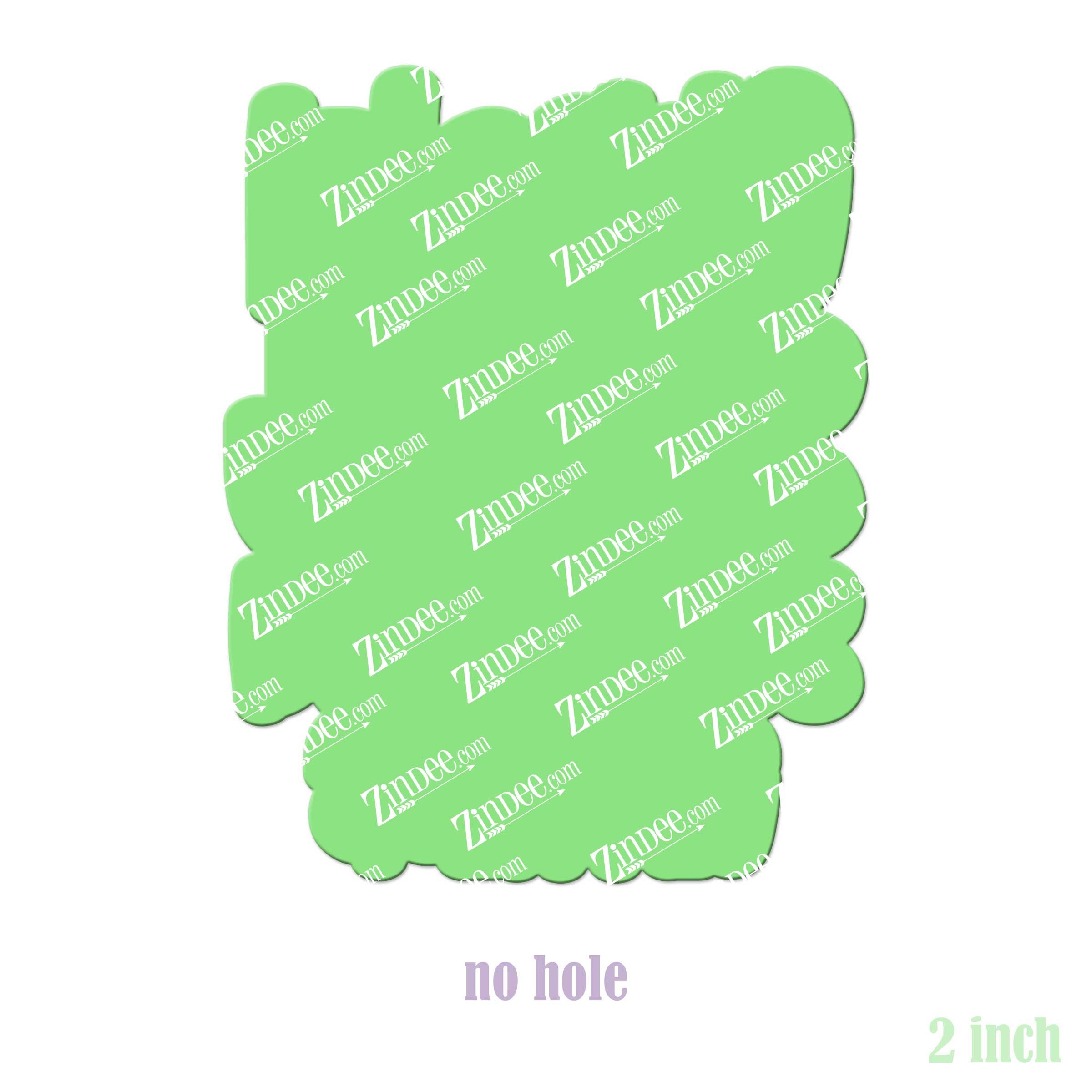 Alternative view of I Cuss A Little Acrylic Blank- Sticker- UV DTF (2 inch) NO HOLE