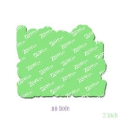 I Got Vaccinated acrylic blank (2 inch) NO HOLE (10 PIECE MINIMUM)