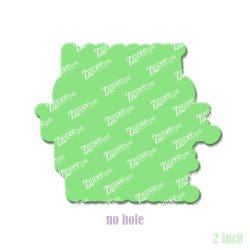 Alternative view of I Have Some Theories – Acrylic Badge Reel Blank (2") No Hole | Optional Sticker or UV DTF