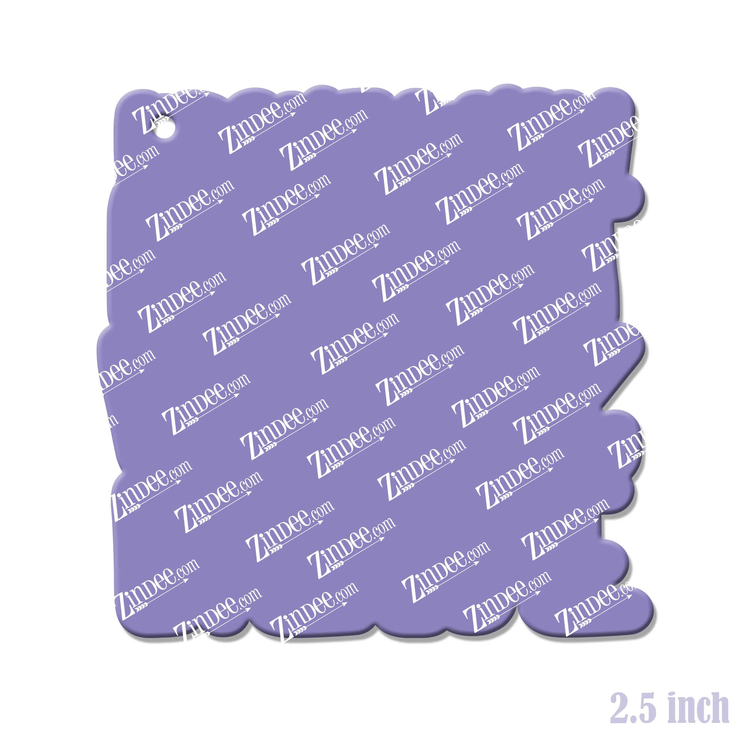 I Just Work Here Acrylic Blank- Sticker- UV DTF (2.5 inch) - Image 2