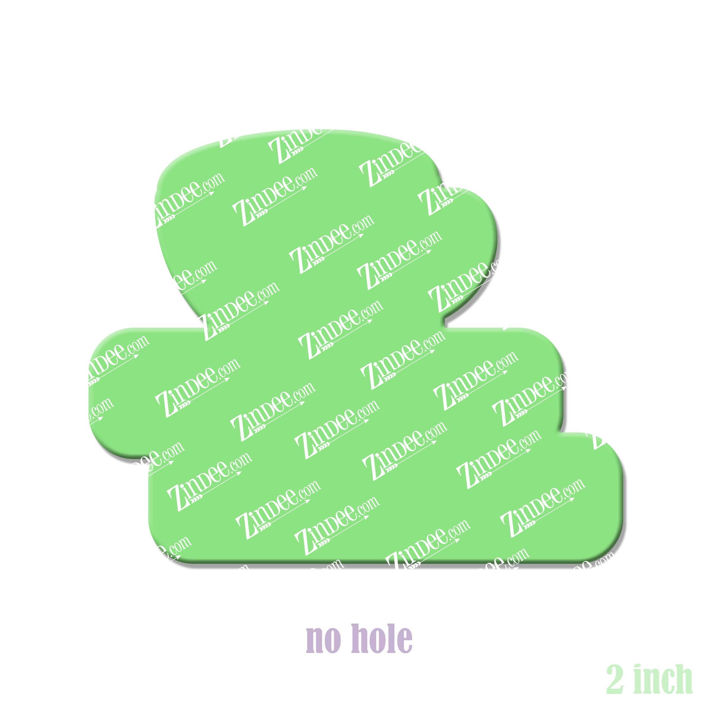 Alternative view of I Love Books Acrylic Blank- Sticker- UV DTF (2 inch) NO HOLE