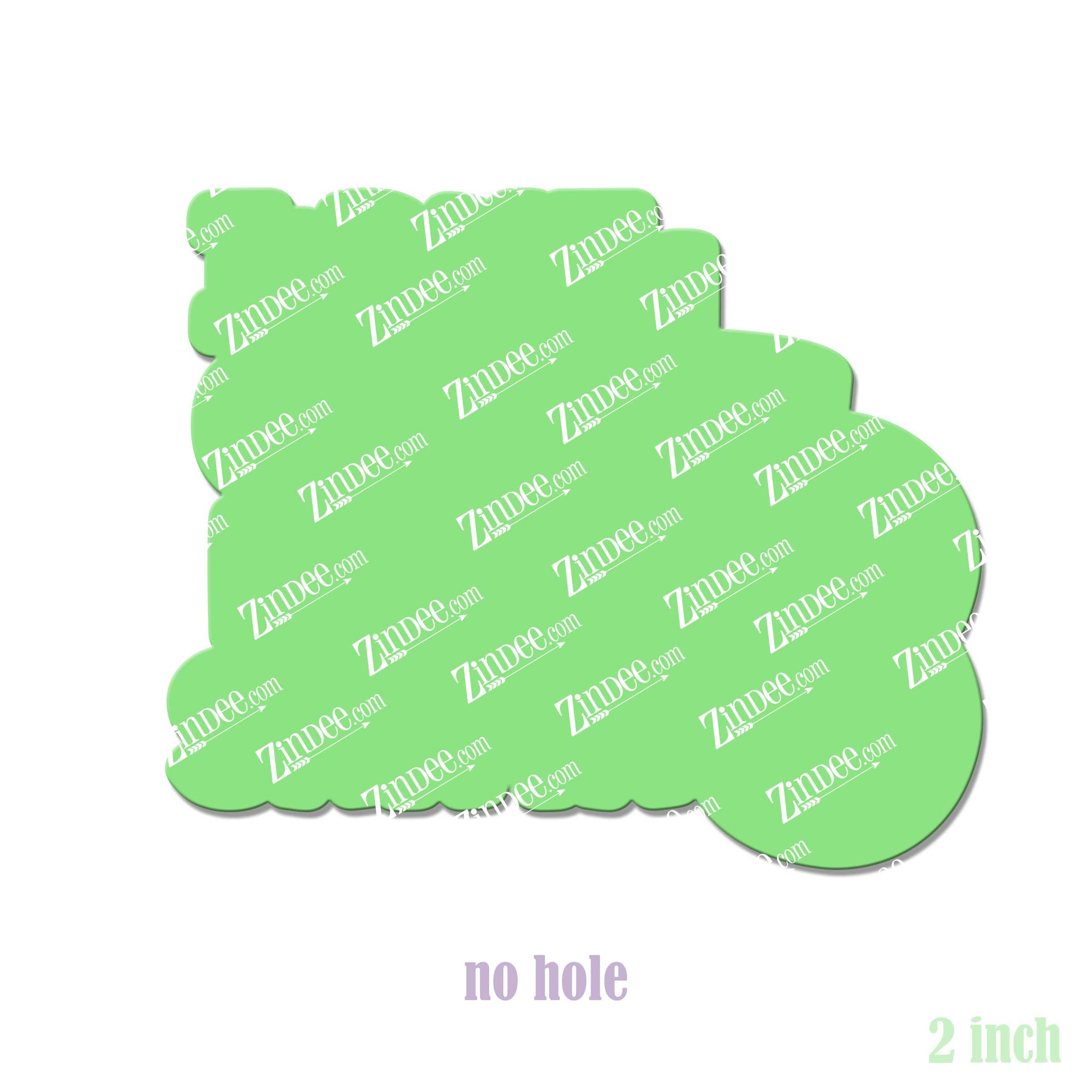 Alternative view of I Put Out For Santa Acrylic Blank- Sticker- UV DTF (2 inch) NO HOLE
