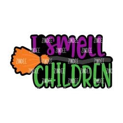 I Smell Children – Acrylic Badge Reel Blank (2") No Hole | Optional Sticker or UV DTF