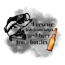I Rescue Fish (Sublimation Transfer)