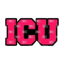 ICU – Acrylic Badge Reel Blank (2") No Hole | Optional Sticker or UV DTF