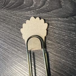 Paperclip Backing (.8 inch wide) BLACK acrylic - Image 3