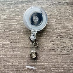 Transparent Badge Reel, BELT CLIP
