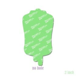 Alternative view of IV Bag – Acrylic Badge Reel Blank (2") No Hole | Optional Sticker or UV DTF