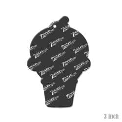 Alternative view of Ice Cream Cutie Acrylic Blank- Sticker- UV DTF (3 inch)