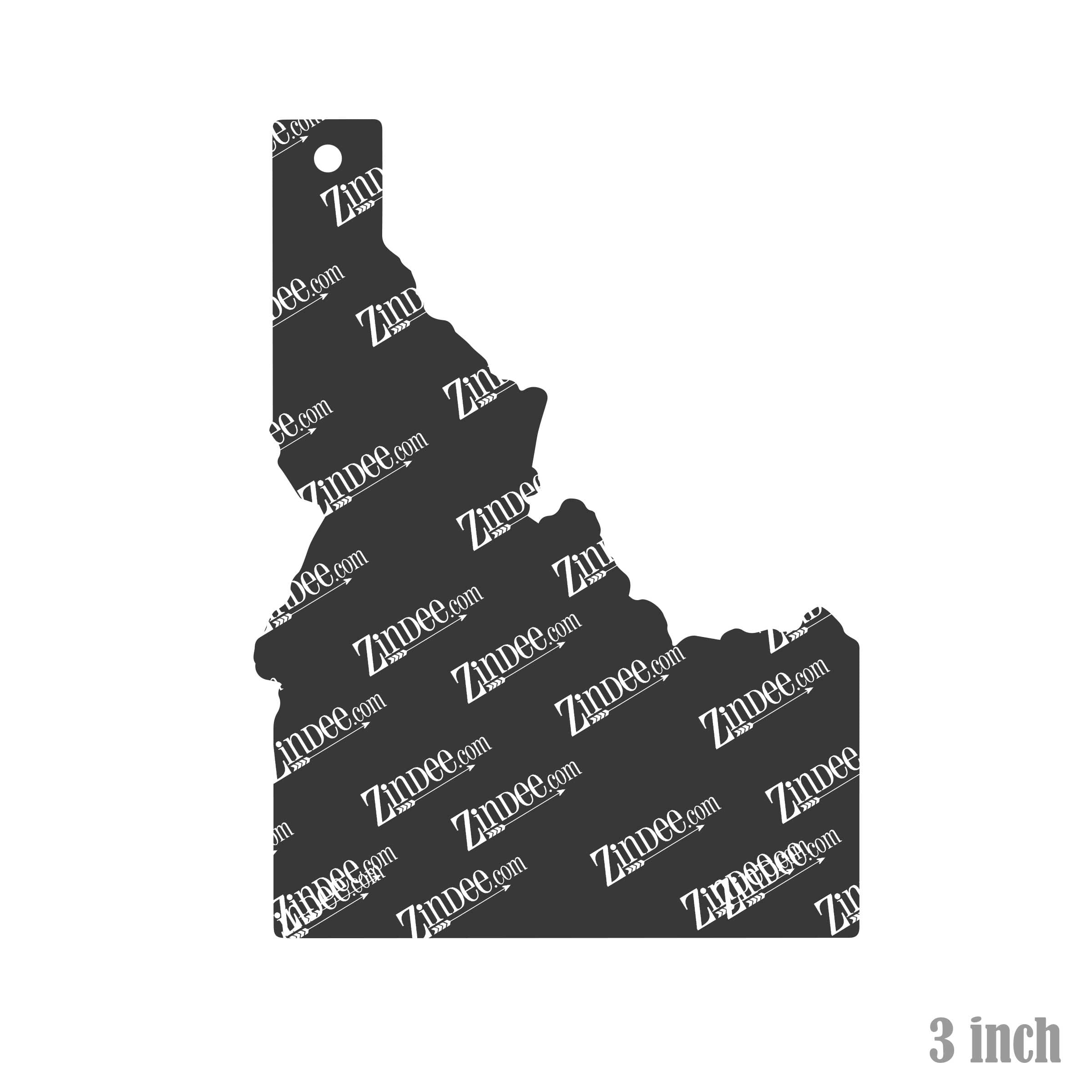 Alternative view of Idaho Acrylic Blank- Sticker- UV DTF (3 inch)